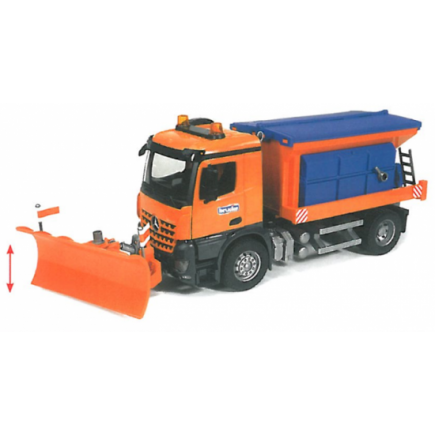 Снегоуборочная машина MB Arocs (подходит модуль со звуком и светом "H") Bruder 03-685